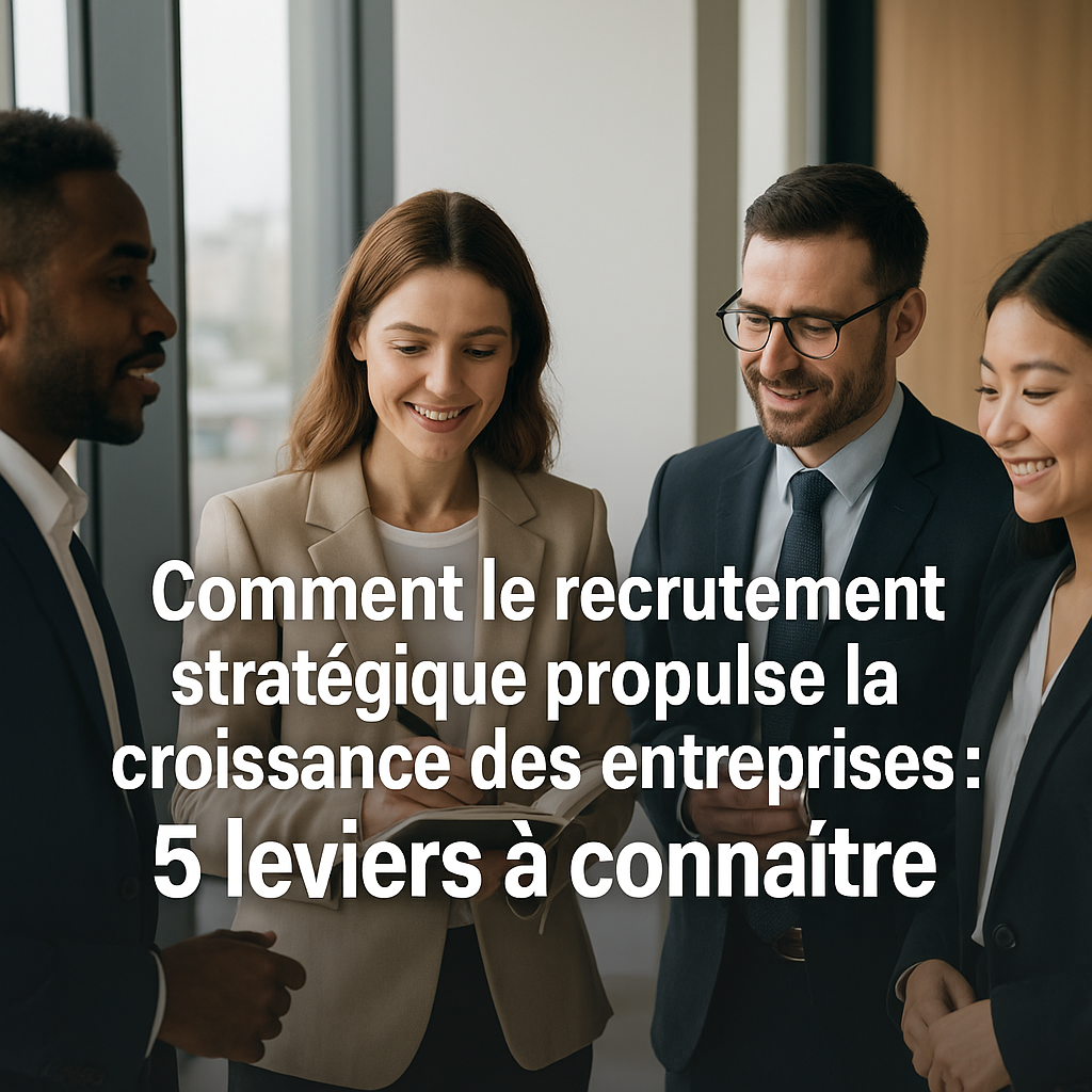 comment le recrutement stratégique propulse la croissance des entreprises 5 leviers à connaître top25